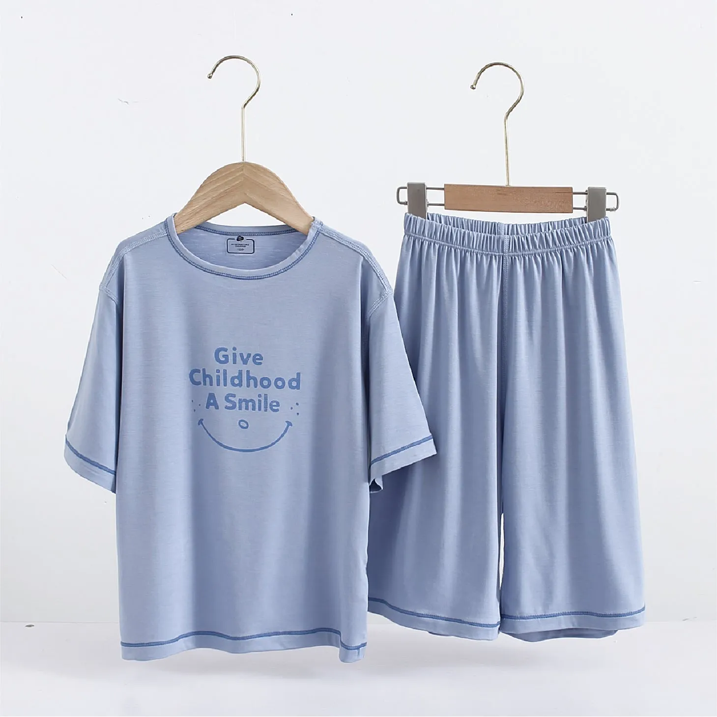 莫代尔家居服套装 Unisex- Soft Modal Pajamas Set