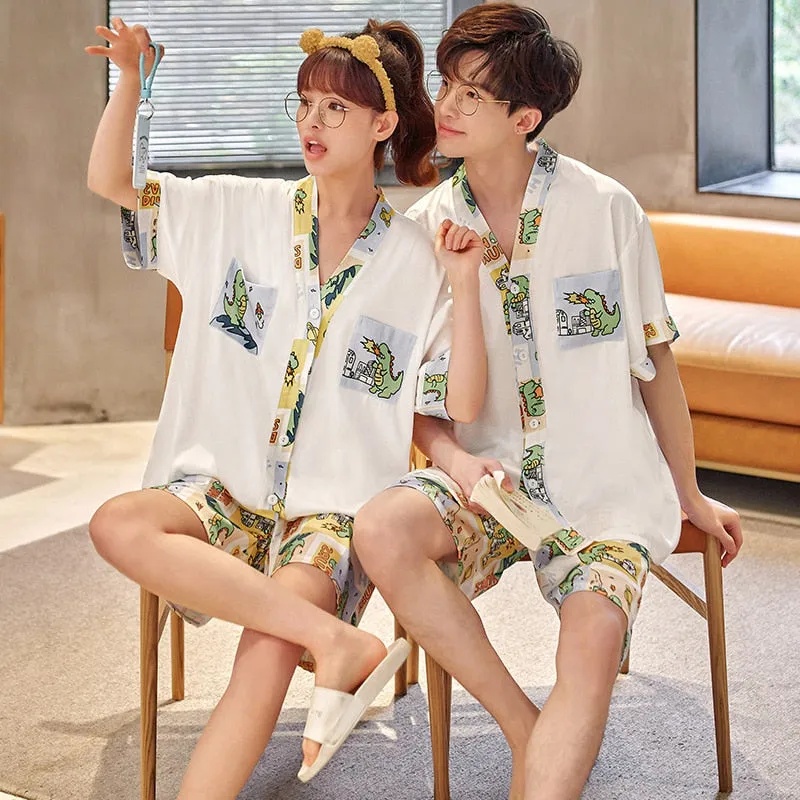 Anime Couple Pajama Sets Matching
