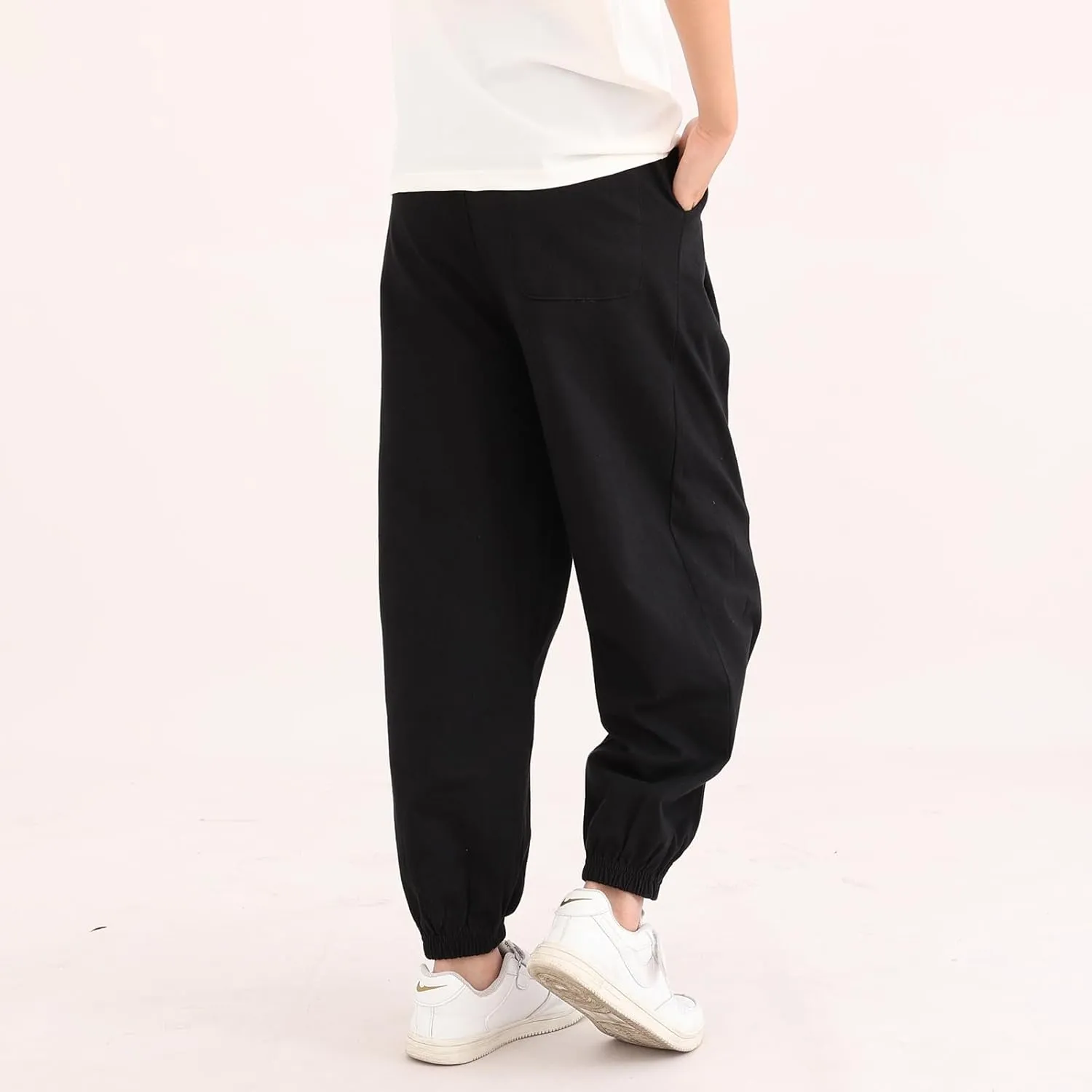 Boys Girls 100% Cotton Lightweight Pants Pull On Joggers Active Pants for Kids