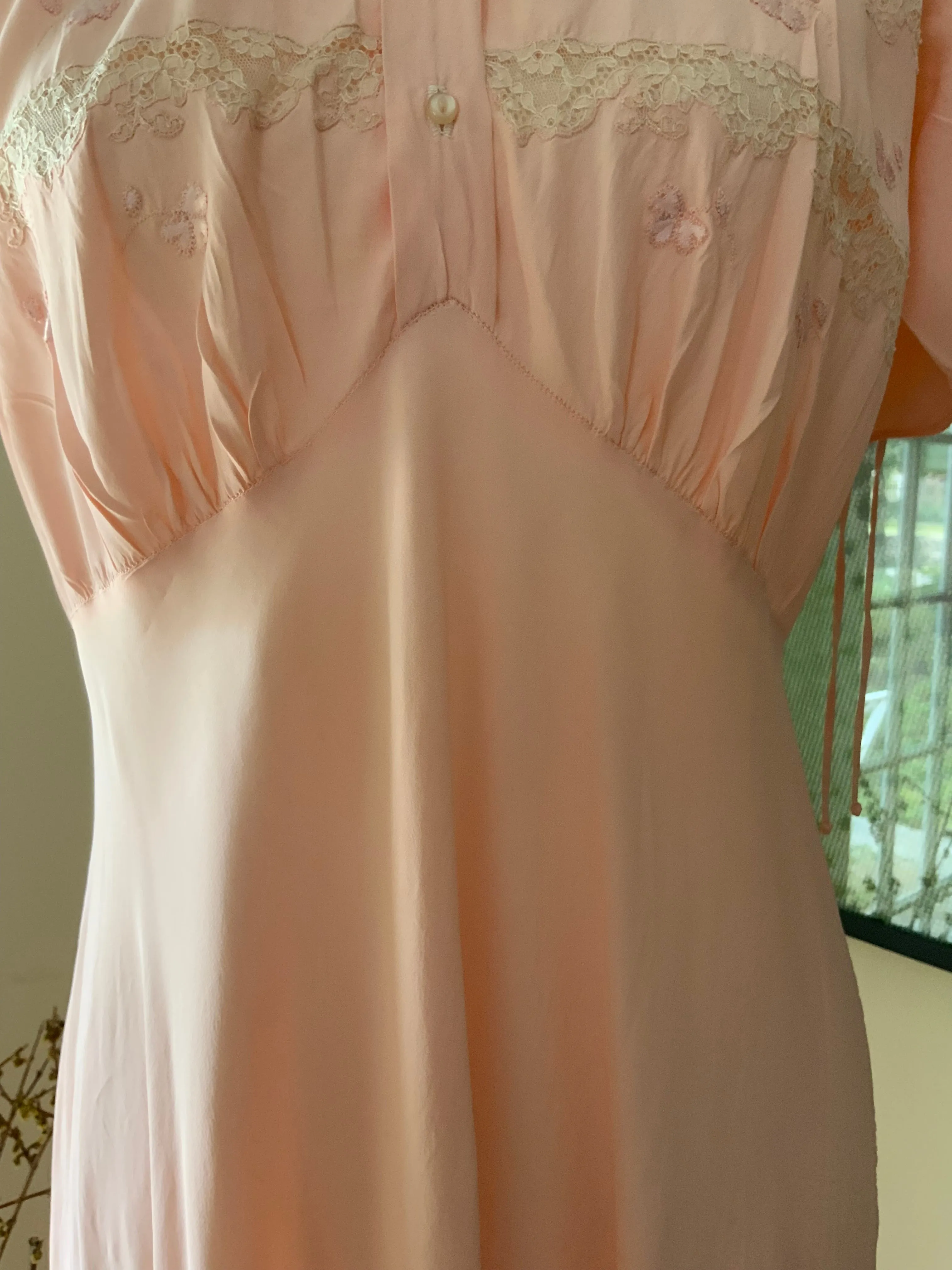 Bridal Nightgown Pink - 50s