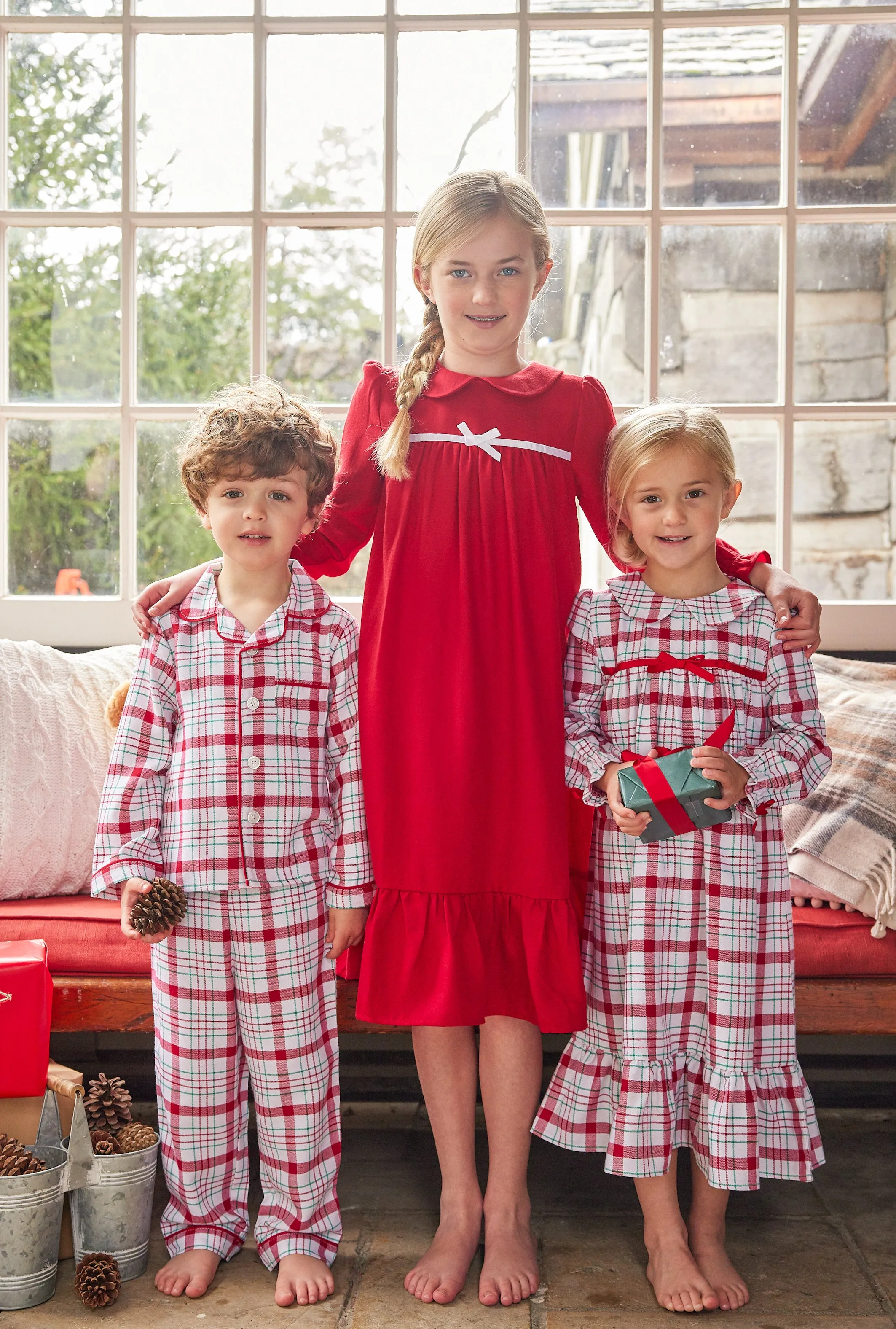 Classic Pajama Set - Holiday Plaid