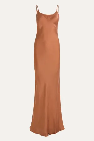 Essential Bias Washed Silk Maxi Slip