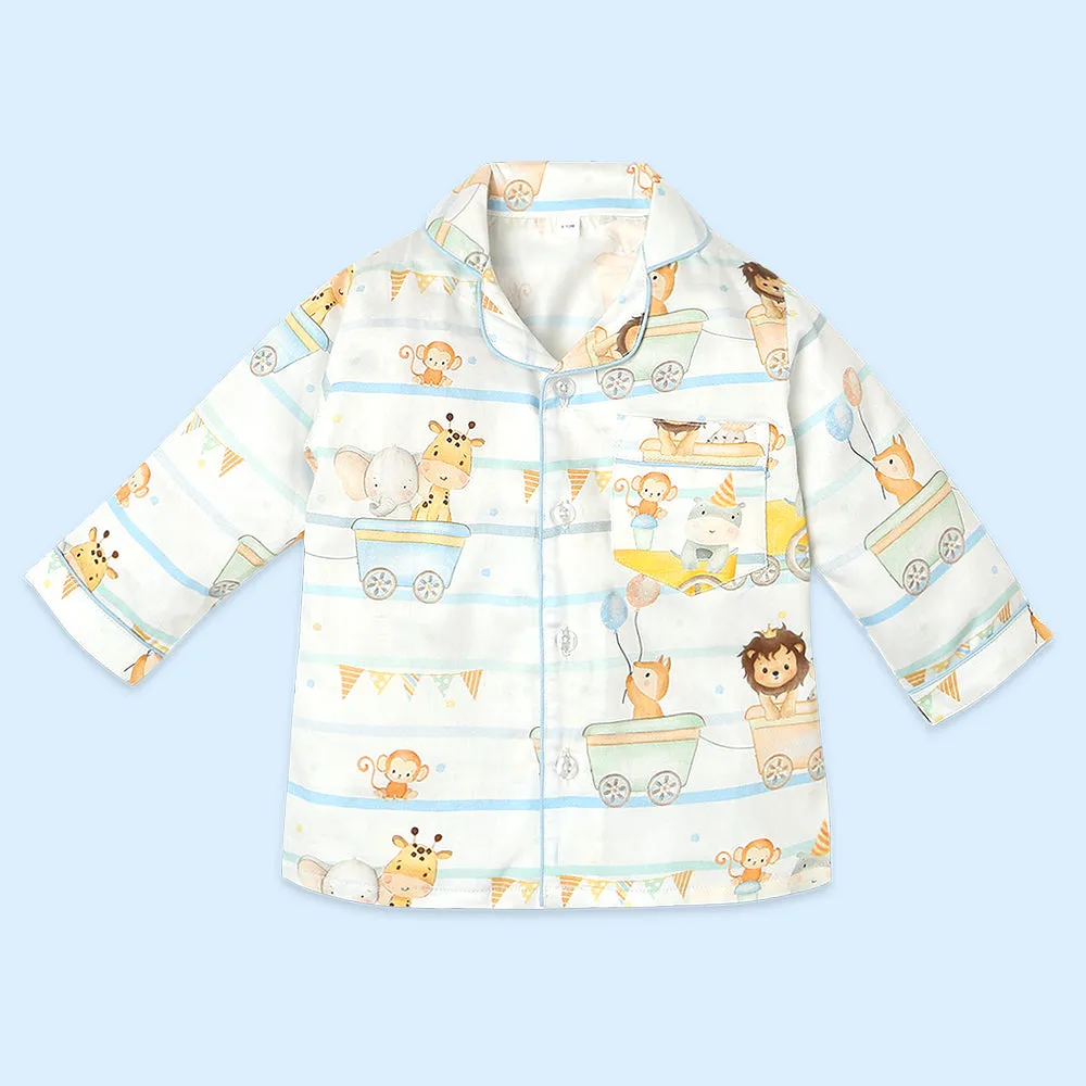Fancy Fluff Organic Night Suit - Joy Ride