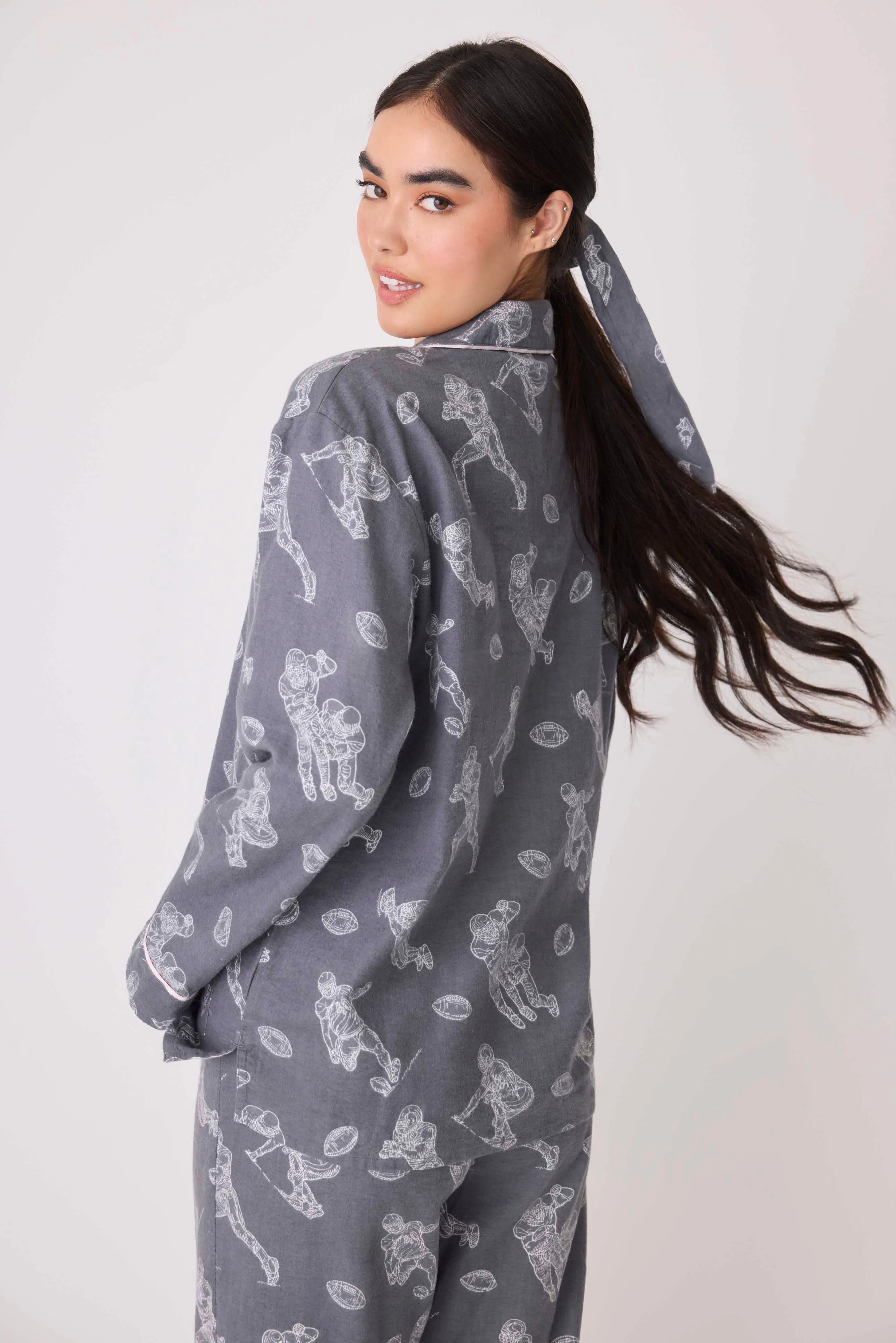 Game Day Flannel PJ Set
