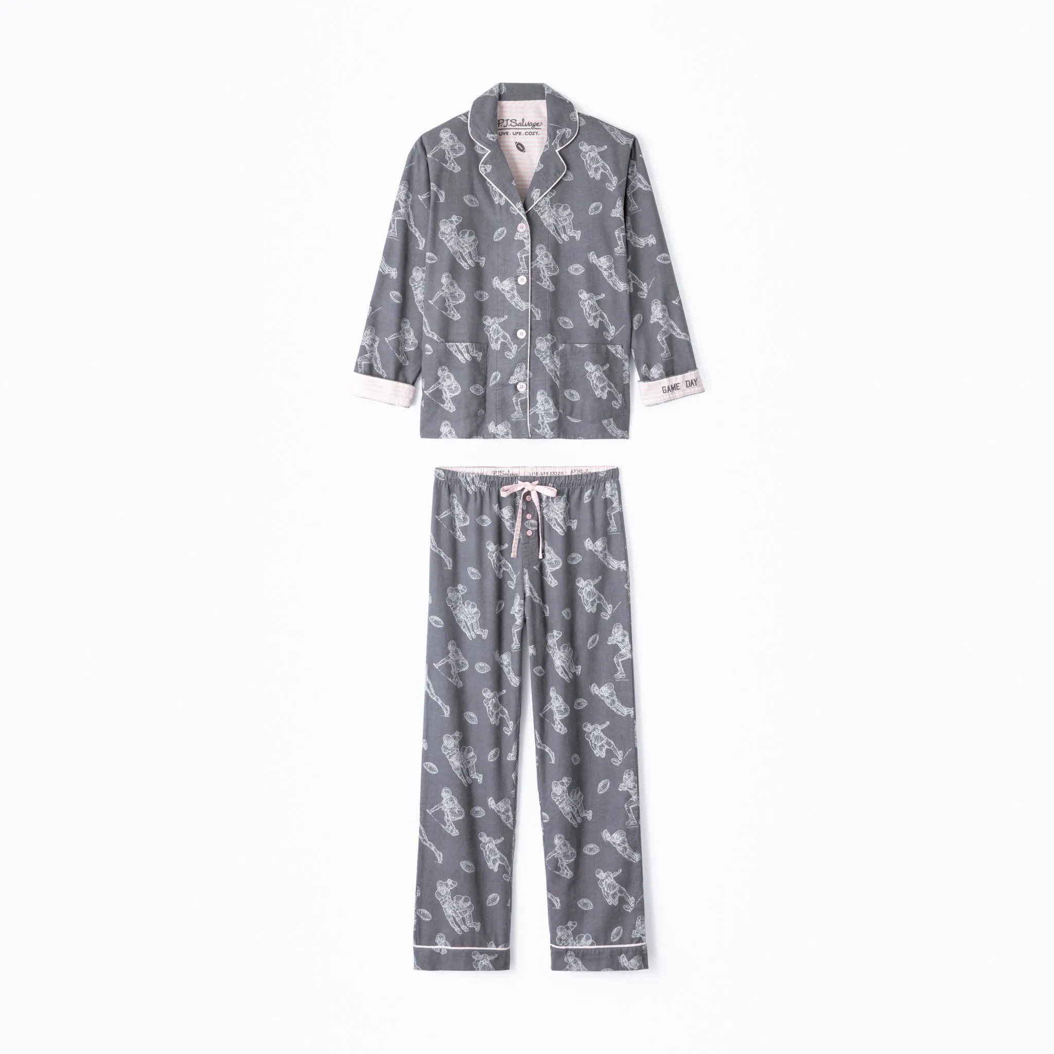 Game Day Flannel PJ Set