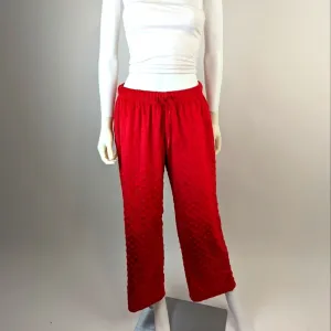 Kim Rogers Red Sleep Pants L