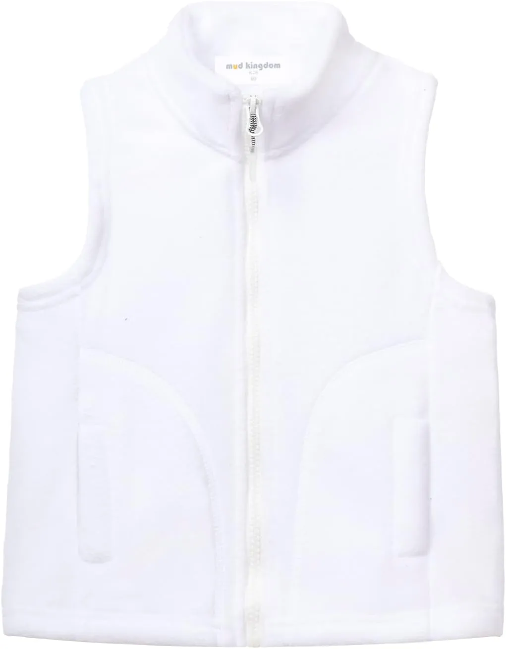 Mud Kingdom Boys Girls Polar Fleece Vest Jacket Ligntweight Cute Cartoon Patterns Coat Zipper Closure Sleeveless