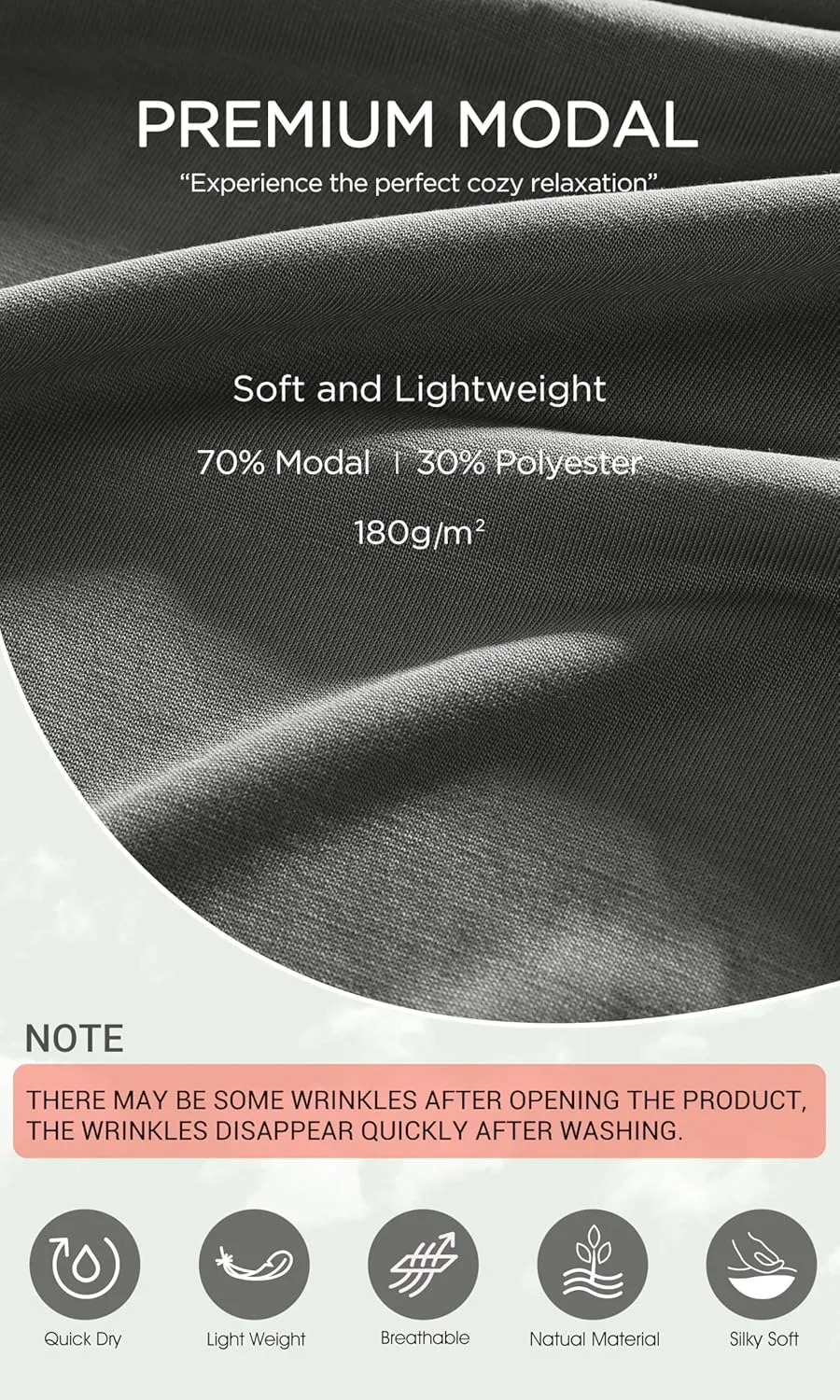 ODODOS Modal Soft Lounge Shorts for Women Drawstring High Waist Casual Sleepwear Lightweight Cozy Pajama Bottom