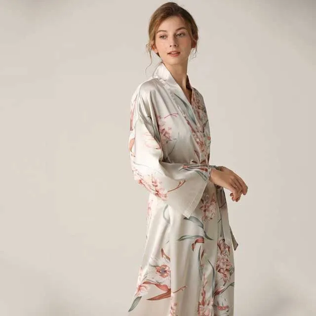 Silk Robes and Kimono PJ Set