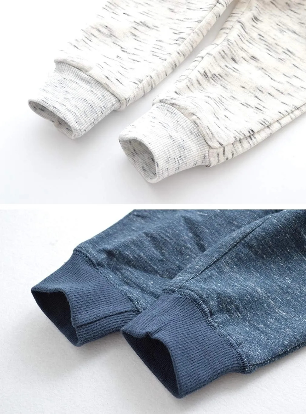 Toddler Boys Jogger Pants Boy Cotton Drawstring Elastic Waist Sweatpants Joggers 2 Pack Set 2-7T