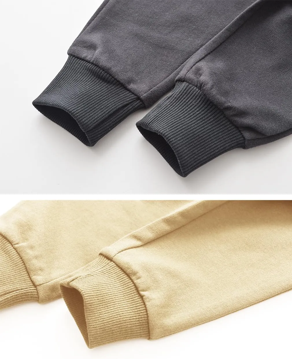 Toddler Boys Jogger Pants Boy Cotton Drawstring Elastic Waist Sweatpants Joggers 2 Pack Set 2-7T
