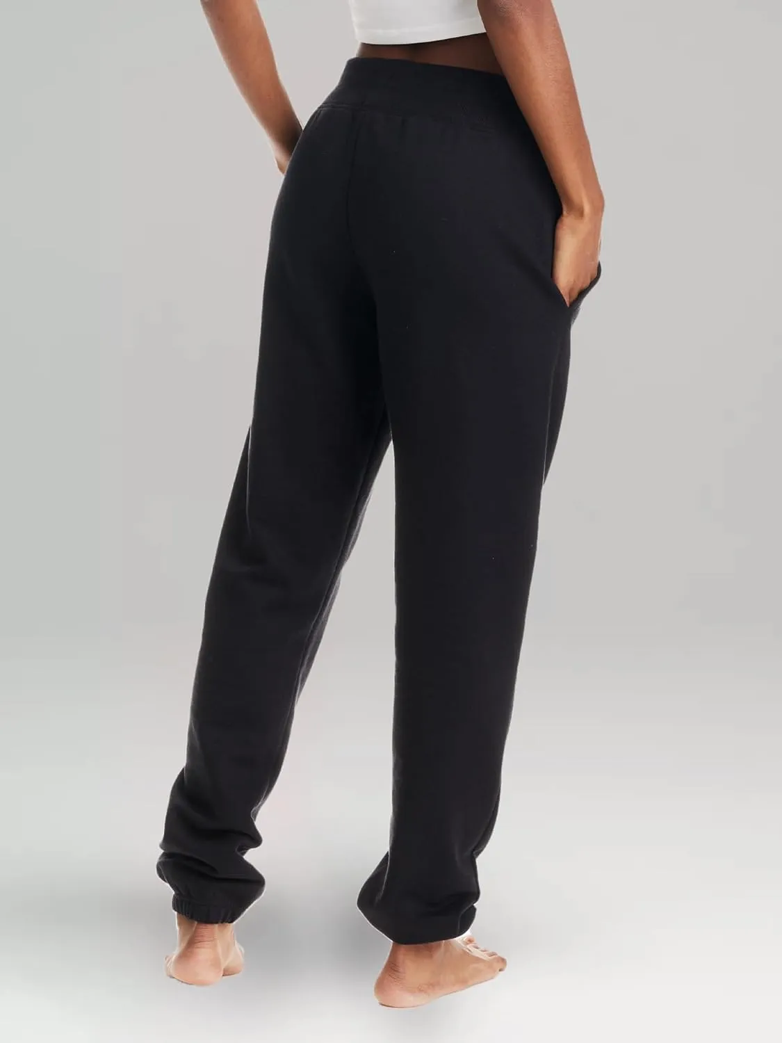 U.S. Polo Assn. Womens Sweatpants with Pockets, French Terry Womens Joggers or Wide Leg Sweats
