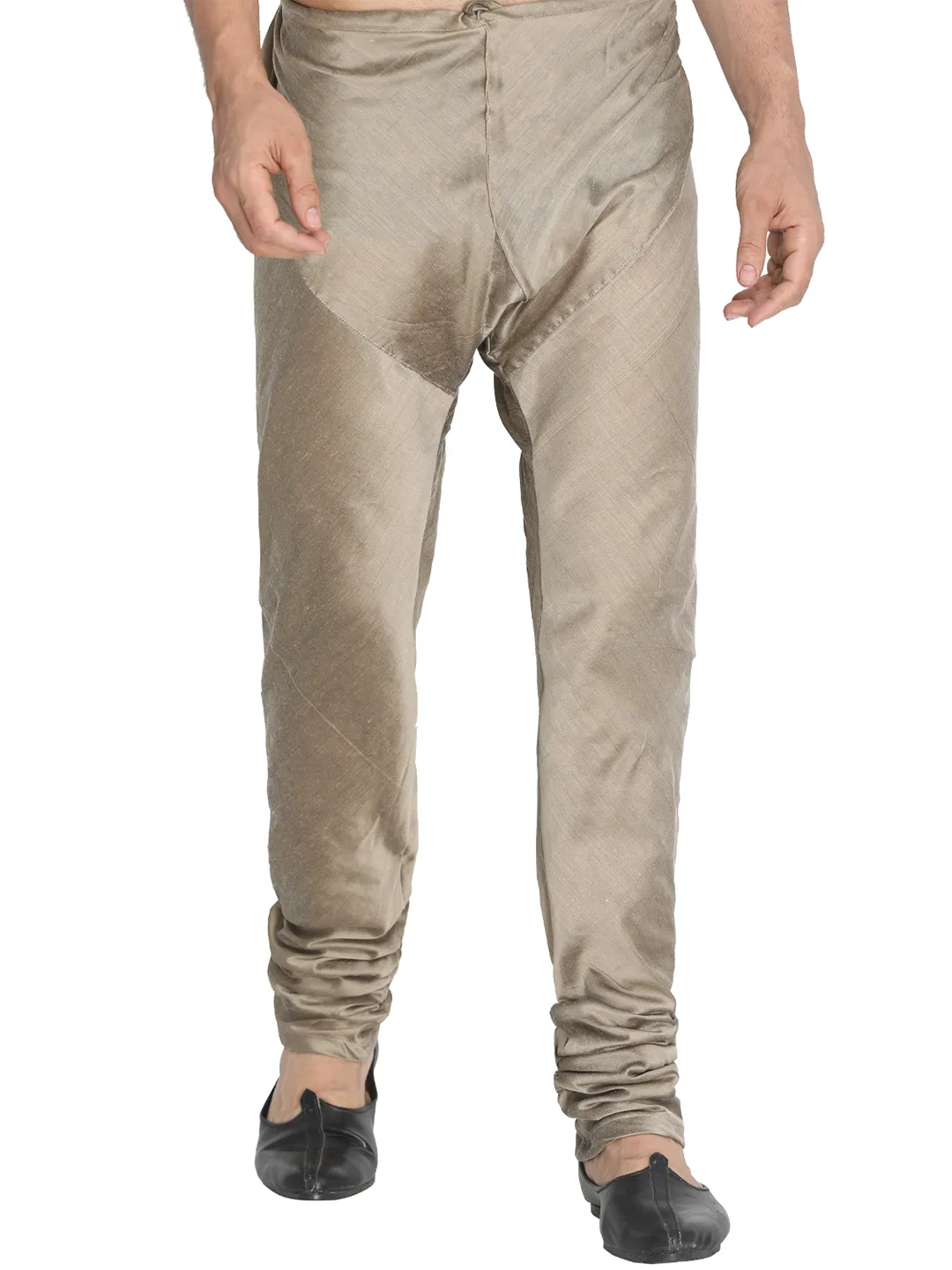 VASTRAMAY Men's Beige Cotton Blend Pyjama