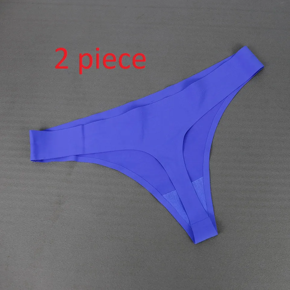 Women's Hot Silk Sexy Seamless Underwear 2 piece